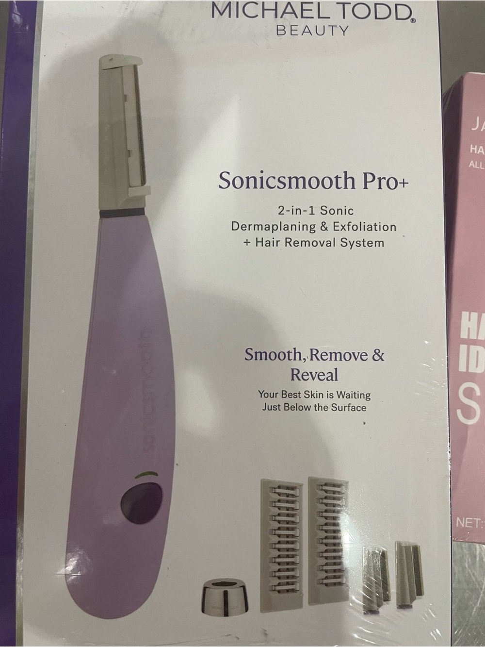 Michael Todd Sonicsmooth Pro+ Dermaplaning & Hair Removal Tool — Lavender